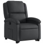 Sillón reclinable elevable cuero auténtico negro de , Sillones - Ref: Foro24-3204262, Precio: 394,22 €, Descuento: %