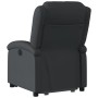 Sillón reclinable elevable cuero auténtico negro de , Sillones - Ref: Foro24-3204262, Precio: 394,22 €, Descuento: %