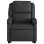 Sillón reclinable elevable cuero auténtico negro de , Sillones - Ref: Foro24-3204262, Precio: 394,22 €, Descuento: %