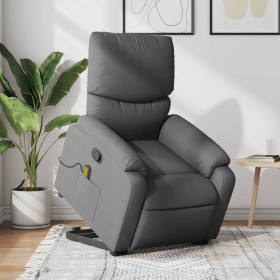 Dark Gray Fabric Reclining Foot Massage Chair by , Armchairs - Ref: Foro24-3204837, Price: 286,48 €, Discount: %