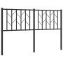 Cabecero de metal negro 140 cm de , Cabeceros y pies de cama - Ref: Foro24-374470, Precio: 33,99 €, Descuento: %