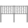 Cabecero de metal negro 140 cm de , Cabeceros y pies de cama - Ref: Foro24-374470, Precio: 33,99 €, Descuento: %