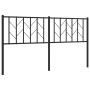 Black metal headboard 160 cm by , Headboards and footboards - Ref: Foro24-374472, Price: 33,95 €, Discount: %