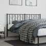 Black metal headboard 160 cm by , Headboards and footboards - Ref: Foro24-374472, Price: 33,95 €, Discount: %