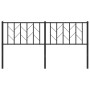 Cabecero de metal negro 160 cm de , Cabeceros y pies de cama - Ref: Foro24-374472, Precio: 33,95 €, Descuento: %