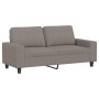 2-seater sofa in taupe gray fabric 140 cm by , Sofas - Ref: Foro24-359398, Price: 233,09 €, Discount: %