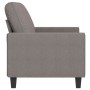 2-seater sofa in taupe gray fabric 140 cm by , Sofas - Ref: Foro24-359398, Price: 233,09 €, Discount: %