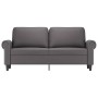 Sofá de 2 plazas de cuero sintético gris 140 cm de , Sofás - Ref: Foro24-359506, Precio: 244,49 €, Descuento: %