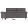 Sofá de 2 plazas de cuero sintético gris 140 cm de , Sofás - Ref: Foro24-359506, Precio: 244,49 €, Descuento: %