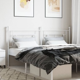 White metal headboard 180 cm by , Headboards and footboards - Ref: Foro24-374424, Price: 42,99 €, Discount: %