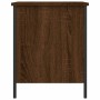 Brown oak engineered wood storage bench 40x42.5x50cm by , Benches for halls and storage - Ref: Foro24-839012, Price: 40,22 €,...