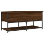 Engineered wood storage bench oak brown 100x42.5x47 cm by , Benches for halls and storage - Ref: Foro24-839027, Price: 72,21 ...