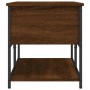 Engineered wood storage bench oak brown 100x42.5x47 cm by , Benches for halls and storage - Ref: Foro24-839027, Price: 72,21 ...