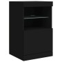 Aparador con luces LED negro 164x37x67 cm de , Aparadores - Ref: Foro24-3209052, Precio: 211,99 €, Descuento: %