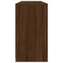 Sideboard with LED lights smoked oak 163x37x67 cm by , Sideboards - Ref: Foro24-3209078, Price: 175,78 €, Discount: %