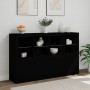 Sideboards mit LED-Beleuchtung, 3 Stück, schwarzes Holzwerkstoff von , Sideboards - Ref: Foro24-3209115, Preis: 247,92 €, Rab...