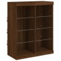 Sideboard with LED light 3 pieces oak brown engineered wood by , Sideboards - Ref: Foro24-3209141, Price: 222,68 €, Discount: %