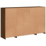 Sideboard with LED light 3 pieces oak brown engineered wood by , Sideboards - Ref: Foro24-3209141, Price: 222,68 €, Discount: %