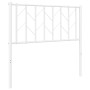 White metal headboard 90 cm by , Headboards and footboards - Ref: Foro24-374514, Price: 22,54 €, Discount: %