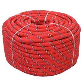 Cuerda marina de polipropileno 18 mm 50 m roja de vidaXL, Sogas y cuerdas metálicas - Ref: Foro24-143823, Precio: 64,99 €, De...