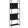 Librería de 5 estantes madera ingeniería negro 60,5x24x166,5 cm de , Librerías y estanterías - Ref: Foro24-838863, Precio: 50...