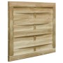 Puerta de jardín madera de pino impregnada verde 100x75 cm de vidaXL, Puertas de jardín - Ref: Foro24-45308, Precio: 51,99 €,...