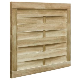 Green impregnated pine wood garden door 100x75 cm by vidaXL, garden gates - Ref: Foro24-45308, Price: 51,99 €, Discount: %