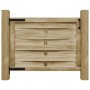 Puerta de jardín madera de pino impregnada verde 100x75 cm de vidaXL, Puertas de jardín - Ref: Foro24-45308, Precio: 51,99 €,...