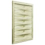 Puerta de jardín madera de pino impregnada verde 100x125 cm de vidaXL, Puertas de jardín - Ref: Foro24-45310, Precio: 62,06 €...