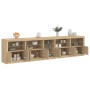 Sideboard mit LED-Leuchten Sonoma-Eiche 283x37x67 cm von , Sideboards - Ref: Foro24-3209025, Preis: 310,55 €, Rabatt: %