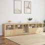 Sideboard mit LED-Leuchten Sonoma-Eiche 283x37x67 cm von , Sideboards - Ref: Foro24-3209025, Preis: 310,55 €, Rabatt: %