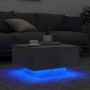 Coffee table with LED lights concrete gray 55x55x31 cm by , Coffee table - Ref: Foro24-836577, Price: 63,59 €, Discount: %