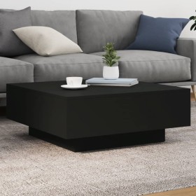 Couchtisch mit LED-Leuchten schwarz 80x80x31 cm von , Couchtisch - Ref: Foro24-836589, Preis: 83,99 €, Rabatt: %