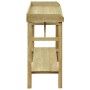 Mesa de jardinera madera de pino impregnada 75x40x90 cm de vidaXL, Soportes para macetas - Ref: Foro24-45302, Precio: 69,99 €...