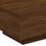 Coffee table with LED lights brown oak 55x55x31 cm by , Coffee table - Ref: Foro24-836580, Price: 57,45 €, Discount: %