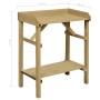 Mesa de jardinera madera de pino impregnada 75x40x90 cm de vidaXL, Soportes para macetas - Ref: Foro24-45302, Precio: 69,99 €...