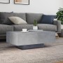 Coffee table with LED lights concrete gray 85x55x31 cm by , Coffee table - Ref: Foro24-836612, Price: 78,67 €, Discount: %