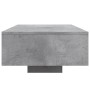 Mesa de centro con luces LED gris hormigón 85x55x31 cm de , Mesas de centro - Ref: Foro24-836612, Precio: 78,25 €, Descuento: %