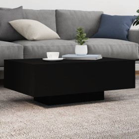 Coffee table with LED lights black 85x55x31 cm by , Coffee table - Ref: Foro24-836610, Price: 75,12 €, Discount: %