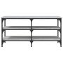 Sonoma gray engineered wood shoe bench 100x38.5x49 cm by , Benches for halls and storage - Ref: Foro24-839046, Price: 60,45 €...