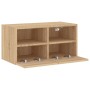 Sonoma oak engineered wood wall TV cabinet 60x30x30cm by , TV Furniture - Ref: Foro24-836858, Price: 42,74 €, Discount: %