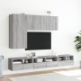 TV wall cabinet engineered wood Sonoma gray 60x30x30 cm by , TV Furniture - Ref: Foro24-836864, Price: 42,39 €, Discount: %