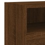 Oak brown engineered wood TV wall cabinet 60x30x30 cm by , TV Furniture - Ref: Foro24-836866, Price: 42,39 €, Discount: %