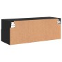 Mueble de pared para TV madera de ingeniería negro 80x30x30 cm de , Muebles TV - Ref: Foro24-836870, Precio: 47,64 €, Descuen...