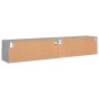 Muebles de pared para TV 2 uds madera gris Sonoma 80x30x30 cm de , Muebles TV - Ref: Foro24-836879, Precio: 83,99 €, Descuent...