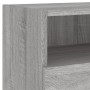 Muebles de pared para TV 2 uds madera gris Sonoma 80x30x30 cm de , Muebles TV - Ref: Foro24-836879, Precio: 83,99 €, Descuent...