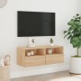 Mueble de pared TV madera ingeniería roble Sonoma 80x30x30 cm de , Muebles TV - Ref: Foro24-836872, Precio: 55,36 €, Descuent...