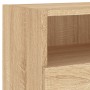 Mueble de pared TV madera ingeniería roble Sonoma 80x30x30 cm de , Muebles TV - Ref: Foro24-836872, Precio: 55,36 €, Descuent...