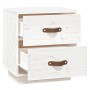 2 solid pine wood bedside tables 40x34x45 cm by vidaXL, Nightstands - Ref: Foro24-818328, Price: 84,55 €, Discount: %