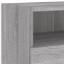 TV-Wandmöbel 2 Stück graues Sonoma-Holz 100x30x30 cm von , TV-Möbel - Ref: Foro24-836893, Preis: 101,14 €, Rabatt: %